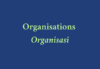 Organisations on Mangroves and Corals